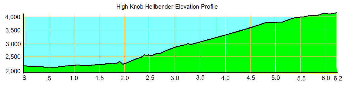 Photo of Hellbender 10K elevation gain
